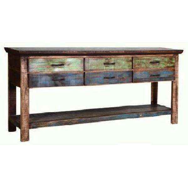 Cabana 6 Drawer Sofa Table